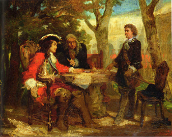 Entrevue du Maréchal de Villars et de Jean Cavalier -Par de Jules Salles - vers 1865